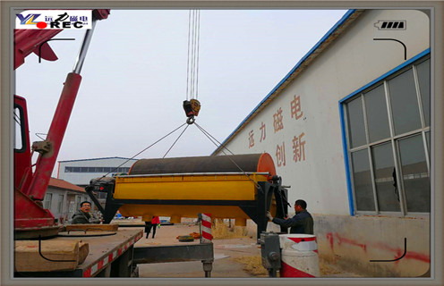 永磁筒式磁选机，云南永磁筒式磁选机厂家_远力云南永磁筒式磁选机厂家的结构磁场分布图